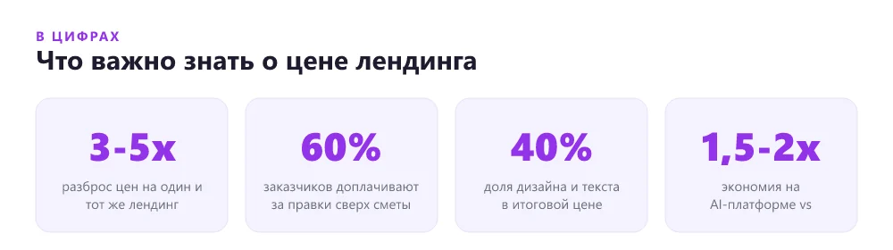 Что важно знать о цене лендинга